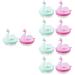 CLISPEED 10pcs Massage Shampoo Comb Shampoo Massage Brush Scalp Hair Detangler for Care