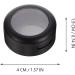 8Pcs Round Makeup Eyeshadow Case - Black DIY Travel Eye Shadow Storage Boxes for Women - 26mm Replacement Containers - Buy Online on GoSupps.com