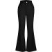 Corduroy Flared Pants for Women High Waist Bell Bottom Trousers Vintage Y2k Wide Leg Streetwear - X-Large - Buy Online on GoSupps.com