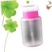FRCOLOR Pressing Bottle liquid containers clear polish clear pink polish Polish Remover Container Push Down Container polish Pressing Storage Empty Empty Bottle - Buy Online on GoSupps.com