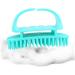 Beaupretty 2-Pack Silicone Shampoo Brush for Scalp Massage | Hair Growth & Thickening | Ideal for Women | Blue 10.5x7x5.5cm - Buy Online on GoSupps.com