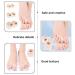 Gatuida Silicone Toe Separator + Bunion Corrector 2 Pairs - Thumb Splint Included | Overlapping Toe Relief | 3.6x3.5cm - Buy Online on GoSupps.com