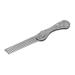 Buy Foldable Zinc Alloy Hair Comb - Anti-Static Portable & Multifunctional for Hair & Beard (Silver) - International Shipping Available - Buy Online on GoSupps.com
