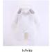 Voopptaw Warm Baby Winter Jumpsuit | Fleece Romper Suit for 0-12 Months | Cute Thick Bear Snowsuit | 0-3 Months, White - Buy Online on GoSupps.com
