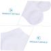 Housoutil 1 Pair Protective Socks Silicone Socks Spa Moisture Socks Gel Heel Socks Hydrating Socks Cotton Socks for Moisturising Night White Women's Sebs Moisturizing High Heels - Buy Online on GoSupps.com