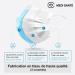 Medi Sant 102 x Type IIR Medical Masks - EN14683 BFE 98% - Blue Disposable Respirator for Mouth & Nose Protection - Buy Online on GoSupps.com