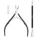 Fashion Stainless Steel Clipper Manicure Nail Art Tool Remove Dead Skin Nail Cuticle Scissor With Cuticle Pusher Cuticle Trimmer - Buy Online on GoSupps.com