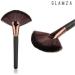 Glamza Black and Rose Gold Fan Highlight Brush Face Body Contour Blending Contouring - Buy Online on GoSupps.com