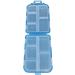 Travel Pill Organizer Box - Foldable Personal Daily Pill Case with 10 Grids Travel Pill Holder for Vitaming Fish Oils Blue - Buy Online on GoSupps.com