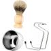 FOMIYES 3 Sets Shaving Tool Kit - Man's Wooden Soap Dish & Accessories for a Perfect Shave International Shipping Available - Buy Online on GoSupps.com