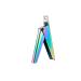 SVAASA Nail Clippers Stainless Steel UV Gel False Nail Tips Trimmer Clipper Edge Cutter Nail Art Manicure U Word Rainbow Gold Silver Tools