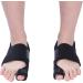 ALINZO Bunion Corrector (2 Pcs) for Women & Men - Toe Separators & Hallux Valgus Brace Splint Pads - Overlapping Toes, Bunions, Big Toe Alignment - Black - Buy Online on GoSupps.com