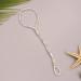 Buy Bethynas Boho Pearl Barefoot Sandals Summer Beach Ankle & Toe Ring Foot Jewelry for Women & Girls | Perfect Bridal Wedding Accessory Style 4 - Buy Online on GoSupps.com