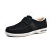Men s Diabetic Orthopedic Slippers Men s Winter Comfy Warm Plush Fleece Adjustable Straps Wide Diabetic Edema Shoes Extra Wide Slip-On Shoes for Swollen Feet 9 Black