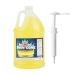 ZippySweets - Snow Cone Syrup - Lemon Flavour 1 Gallon with Complimentary Pump Makes Up to 128 Shaved Ice Treats Perfect Shaved Ice Syrup for Parties and Summer Fun