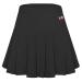 Seaur Sports Skort for girls tennis skirt with built-in shorts stretchable sports skrock golfrock for running yoga training children age 3-11 years 5-7 years black