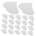 PAMINGONO 50 Pairs Foot Mask Foot Lotion Foot Moisturizing Supplies Clear Feet Cover Foot Soaking Covers Pedicure Accessories Foot Caring Socks One Time Foot Cover Non-woven Fabric White