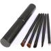 FOMIYES 5pcs Eyeshadow Brush Kit Horsehair Brush Eyeshadow Brush with Case Eye Shadow Brush Makeup Brush Size 1 Black - Buy Online on GoSupps.com