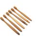 Eco-Friendly Bamboo Toothbrush Set - 8 Natural Wooden Brushes with Soft Bristles for Sustainable Oral Care - Buy Online on GoSupps.com