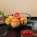 Fruit Bowl Wrought Iron Fruit Basket Metal Wire Hollow Out Drain Bowl Snacks Storage Dish Stand for Living Room Kitchen Fruit Plate (Color : Green) (GD) - Buy Online on GoSupps.com