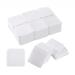Kjzeex 600pcs White Lint-Free Cotton Pads for Gel Nails and Nail Art Manicure Finishing Nail Polish Remover Cotton Pads