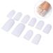 10 Pcs 100% Gel Toe Caps - Comfort Soft Protectors for Blisters & Corns - Adult Big & Small Toes - White - Buy Online on GoSupps.com