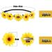 Oenothera 13 Pieces Daisy Headband Flower Crown Headband Flower Crown for Women Girls Wedding Festival Party Hair Headbands Accessories(Yellow) - Buy Online on GoSupps.com