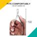 Rui Smiths Professional Cuticle Nippers | Surgical-Grade Stainless Steel Trimmer French Handle | 6mm Full Jaw Single Spring - Buy Online on GoSupps.com