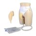 Wearable Urinal for Men Reusable Protable Latex Material with Collection Urine Bag Urinary Drainage Bag System for Elderly Bedridden Patients Male (Urinal+Urine Bag)