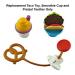 Buy Fisher-Price 2-in-1 Servin Up Fun Jumperoo Spare Parts | Tacac Toys Smoothie Cups & Pretzel Ring - International Shipping Available - Buy Online on GoSupps.com