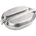 TargetEvo Stainless Steel Military Mess Kit Tray & Frying Pan - Portable Camping Cookware Set - Buy Online on GoSupps.com