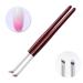 JERCLITY 6pcs Acrylic Ombre Nail Brush Set with Double Head Sponge, Wooden Gel Builder Ombre Brush for Nails Art Design - Brushes-02 - Buy Online on GoSupps.com