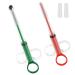 DSLSQD 2 Pieces Cat Pill Shooter Pill Popper for Cats Pet Pill Shooter Cat Pill Popper Pet Pill Dispenser for Cats Dogs Small Animals Feeding Pills Water and Milk (Green+Red)