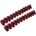 Beaupretty Wine Red Coffin Nails Full Cover Matte False Nails French Acrylic Press On Nails for Women 24pcs - Buy Online on GoSupps.com