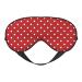 SSIMOO Big White Dot Sleep Mask-Adjustable Breathable Fashionable Eye Mask for A Comfortable Sleep Experience Black