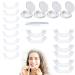 Teeth for plug in 2 pair of dentures tooth bleaching set artificial teeth instant veneer dentures above and below for men women with bad teeth
