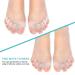 Bunion Corrector Toe Separator with Gel Straightener for Pain Relief - Ideal for Yoga, Ballet, Athletes - Buy Online on GoSupps.com