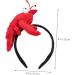 CRILSTYLEO 1pc Lobster Headband Festive Decor Headdress Delicate Hairbands Holiday Party Supplies Creative Headbands Party Hairband Stuffed Headbands Funny Headband Adorable Hairband - Buy Online on GoSupps.com