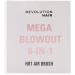 Revolution Haircare London Mega Blow Out Hot Air Brush Set - Fast Drying 6-in-1 Styling Tool, White & Rose Gold - Ideal for All Hair Types - Buy Online on GoSupps.com