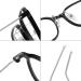 Ultra-Light Metal Square Frame Blue Light Blocking Glasses for Men & Women - Anti UV Ray Computer Reading Glasses 51mm - Buy Online on GoSupps.com