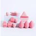 Makeup Sponges Cushion Blush Puff 12 Pieces Pink Color