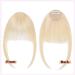 Elailite Human Hair Bangs Clip - #60 Platinum Blonde Neat Bangs for Women - Buy Online on GoSupps.com