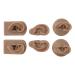 3 Pairs Reusable Silicone Human Ear Model for Acupuncture & Piercing Practice - Deep Skin Color - Buy Online on GoSupps.com