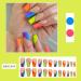 24Pcs Press on Nails Long French Tips Fake Nails Acrylic T-Shape False Nails Summer Reusable Ombre Artificial Nails for Women and Girls - Buy Online on GoSupps.com