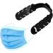 Adjustable Mask Holder - 5 Pack Anti-Slip Silicone Ear Protection Bands for Adults & Kids - Black - Buy Online on GoSupps.com