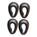 minkissy 2 Pairs Hair Dye Earmuffs Hair Dyeing Earflap Creative Earmuffs Hair Dye Ear Protectors Hairstyling Protective Earmuff Phone Answering Earmuffs Silica Gel Take a Bath Ear Muffs