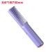 Milageto Cordless Hair Straightener USB Charging Anti-Scald Electric Hot Comb for Travel | Dual Purpose Heated Comb - Violet - Buy Online on GoSupps.com