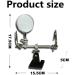 WolFum Magnifying Glasses Desktop Hands Free Magnifying Glass Auxiliary Clamp Repair Clip Magnifier Folding Iron Stand Phone Repair Identification Electronic Welding Engraving 62Mm The New - Buy Online on GoSupps.com