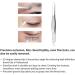 Luxxi (5 Pack) Slant Tweezers - Stainless Steel Hair and Eyebrow Plucker for Precision Personal Care - Silver Tone - Buy Online on GoSupps.com