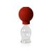 Lauschaer glass cupping glass with suction ball 25mm for professional medical fireless cupping hand -blinded cupping glass cupping glass Lauschaer glass the original
